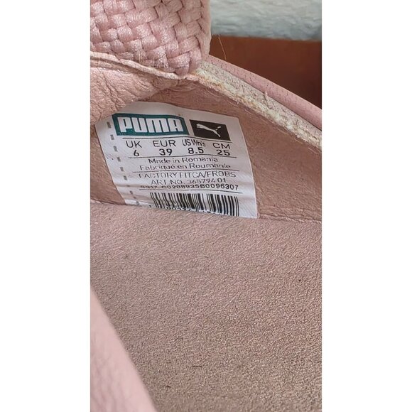 Puma Fenty by Rihanna Women's Pink Bow Galdieri Platform Shoes Size 8.5 - Picture 9 of 9